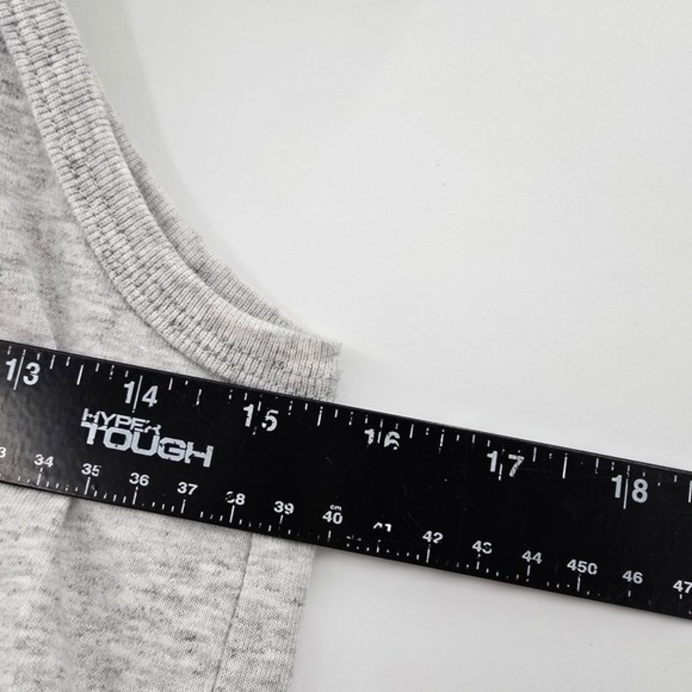 Basic Image‎ Gray Tank Top Flowers Graphics Asian Inspired Sleeveless Y2k - Picture 7 of 8